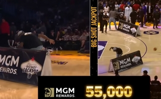 Skaudus įvykis NBA: vietoj 55 tūkst. dolerių – sunki sirgaliaus trauma